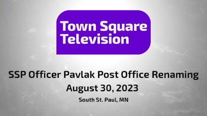 SSP Officer Pavlak Post Office Renaming