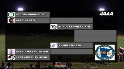 GOTW: Football Section 4AAA Quarterfinal #6 Brooklyn Center @ #3 St Croix Lutheran St. Croix Lutheran Academy 10-22-24