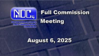 NDC4 Commission Meeting of 8-6-25