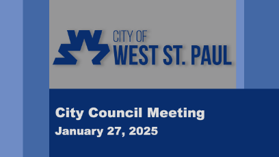 West St. Paul City Council Meeting of 1-27-25