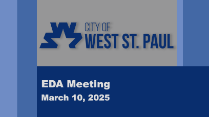 West St. Paul Economic Development Authority of 3-10-25