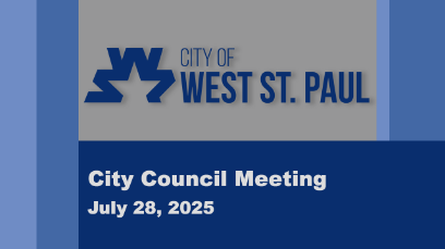 West St. Paul City Council Meeting of 7-28-25
