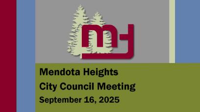 Mendota Heights City Council Meeting of 9-16-25