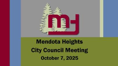 Mendota Heights City Council Meeting of 10-7-25