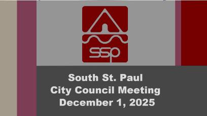 South St. Paul City Council Meeting of 12-1-25