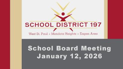  ISD197 School Board Meeting of 1-12-26