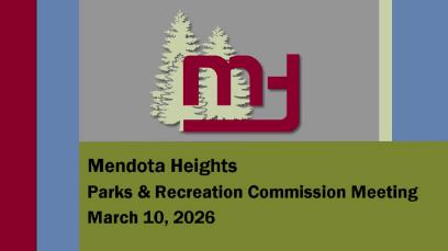 Mendota Heights Parks Commission Meeting of 3-10-26